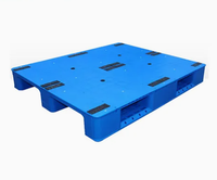 Palettes en plastique robustes pour l'alimentation, 1200X1000mm/1100X1100mm/1200X800mm, palettes en plastique à simple face, fabricant