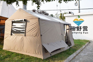 Camping Fun Factory - Tienda de Campaña Inflable Portátil Impermeable para 5-6 Personas, Material Oxford, para Todas las Estaciones - Product Image 4