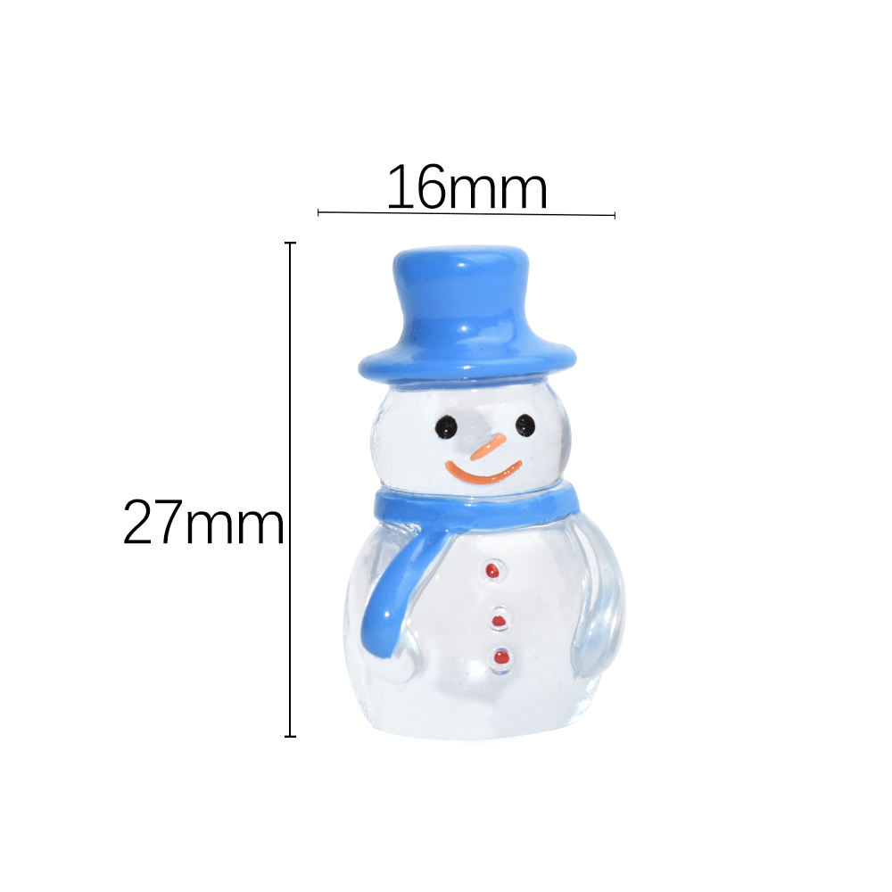 Bonhomme de neige au chapeau bleu