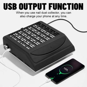 وصل حديثًا الأكثر مبيعًا من المصنع مباشرة جهاز تجميع الهواء والغبار للأظافر مع USB للصالونات - Product Image 3