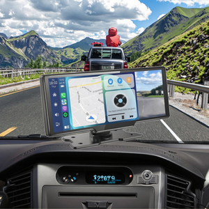Newest 10.26 Inch HD Portable Carplay Dash Cam <strong>Reverse</strong> <strong>Camera</strong> with Dual Lens WiFi Recorder <strong>Navigation</strong> <strong>GPS</strong> Built-in Microphone - Product Image 5
