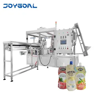 ZLD-6A Automatic Spout Pouch Filling And Capping Machine 6 Nozzle Head Noz 6000pcs/hour