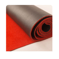 Maßgefertigter Breiter und Dicker Polyester Outdoor-Korridor Teppich für Hochzeiten Roter Teppich für Veranstaltungen Rutschfest mit Gummirückseite