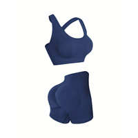 KY35 personnalisé coloré doux Gym costumes sous-vêtements femmes Fitness musculation Yoga tissu Nylon Sexy sans couture ensembles d'entraînement