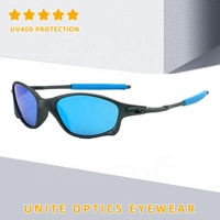 Nouveautés Lunettes de soleil de sport pour hommes avec protection UV, futuristes, enveloppantes, anti-éblouissement, à verres miroir, pour le cyclisme et la course à pied en extérieur