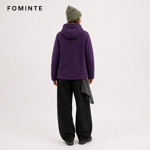 Veste polaire pour <span class=keywords><strong>femme</strong></span>, chaude pour l'hiver, doublée en sherpa, à capuche, épaisse et lourde, style Teddy <span class=keywords><strong>Bear</strong></span>, vêtement d'extérieur pour femmes - Product Image 5