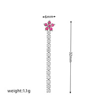 ZUOLA Boucles d'oreilles en titane chirurgical en forme de cœur et d'étoile, clous en CZ plaqués argent, bijoux de piercing pour lèvre, nez, cartilage