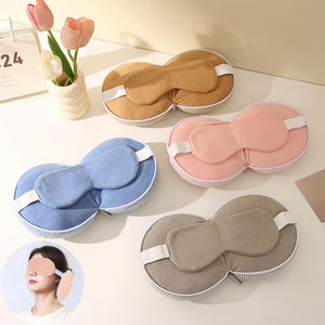 En gros, Oreiller de voyage 2-en-1 pour la maison et le voyage, avec soutien de la nuque et des yeux, fermeture éclair, soulagement de la douleur, pour le soutien de la tête en vol et en voiture - Product Image 1