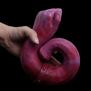 Long Large Knot Fist Anal Plug Realistic Animal Sex Toys for Lesbian Silicone <b>Dildo</b> Double Sex Toys for Women - Product Image 2