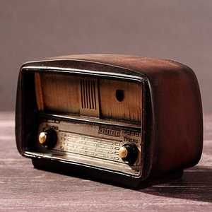 Decoración creativa de estilo Vintage para el hogar, mueble de vino para sala de estar, mueble de TV, simulación de decoración, Radio Retro - Product Image 2