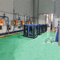 Portable Mobile 2.2KW 4KW 4.5KW peinture en aérosol industrielle courant alternatif compresseur d'air réservoir d'air noir petit noyau de moteur à vis