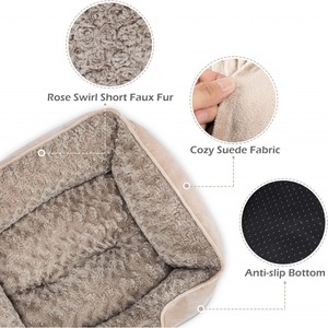 Luxuriöses ortho pä disches Hundes ofa für kleine mittelgroße Hunde Wasch bar mit rutsch festem Boden Beruhigung sbett in Karton verpackung - Product Image 2