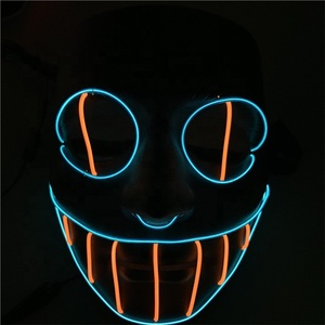 <span class=keywords><strong>Amazon</strong></span> Offre Spéciale Partie <span class=keywords><strong>Nuit</strong></span> Néon Halloween Lueur Dans Le Noir <span class=keywords><strong>Masque</strong></span> - Product Image 2