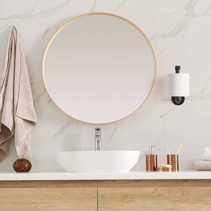 Porte-papier toilette vintage industriel en fer noir, support mural pour serviettes de salle de bain - Product Image 3