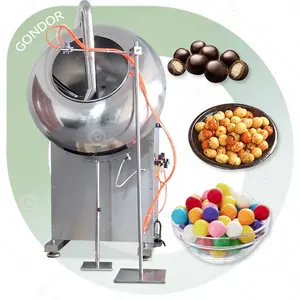 Pan System Used Tablet Small By-1000 Cashew Nut Copper Automatic Peanut Tilting Sugar Coating Machine