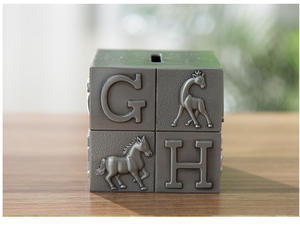 <span class=keywords><strong>Hucha</strong></span> Cúbica de Metal Directo de Fábrica - Recuerdo de Viaje, Caja de Ahorros, Regalo, Juguete y Decoración - Product Image 5