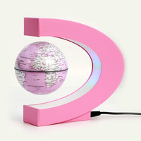 Lámpara de Noche Decorativa para el Hogar, Lámpara de Mesa Táctil Inteligente con Globo de Levitación Magnética Creativa de 3 Pulgadas