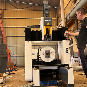 Mesin Pemotong Laser 2-Chucks untuk Pipa Pendingin Air Kondisi Baru untuk Logam Stainless Steel Kontrol CNC Perangkat Lunak Cypcut AI BMP - Product Image 4