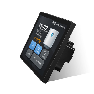 Lanbon เครื่องทำน้ำร้อนอัจฉริยะ L10HB สวิตช์25A WiFi LCD จับเวลาเซ็นเซอร์เรดาร์ Alexa <span class=keywords><strong>Google</strong></span> Home EU86mm กระจกนิรภัย US120 * 74มม - Product Image 3