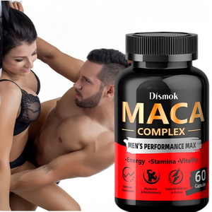 อาหารเสริมสมุนไพรมาคาผสมโสม แคปซูลเสริมสารอาหารที่มีส่วนผสมจากธรรมชาติ สูตรใหม่เพิ่มพลังชาย 60 แคปซูล - Product Image 1