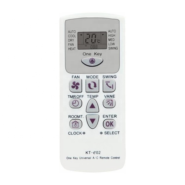 Refrigeration Part Universal AC Remote Controller for Air Conditioner 4000 in 1 KT-E02