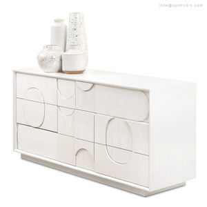 Nouveau produit personnaliser ensemble de meubles d'armoire de chambre à coucher <span class=keywords><strong>laqué</strong></span> <span class=keywords><strong>blanc</strong></span> élégant commodes à tiroirs en <span class=keywords><strong>bois</strong></span> lavé - Product Image 2