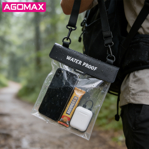 Sac de téléphone étanche avec logo personnalisé, capacité multi-objets, PVC 500D, grande capacité, étui de téléphone portable étanche - Product Image 5