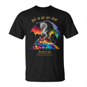 Camiseta Yarn Is Mine Dragon para amantes de la artesanía de tejer - Product Image 3