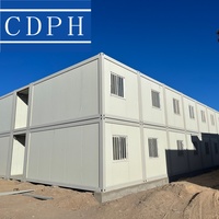 Bangunan Kamp Pertambangan Modular Dua Lantai CDPH untuk Akomodasi Tenaga Kerja di Mongolia