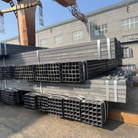Tube carré en acier 30 x 30, 40 x 40, 50 x 50, 100 x 100, section carrée en acier structurel pour matériaux de construction