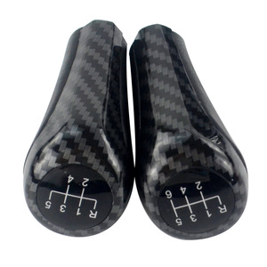 Poyracing Pommeau de levier de vitesse en fibre de carbone avec logo M, boîte de vitesses manuelle 6 vitesses, BMW Série 1 3 5 6 - Product Image 5