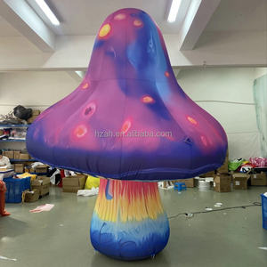 Fungo Gonfiabile Gigante con Luce LED, Decorazione Artificiale Alta 3m per Eventi e Promozione Attività - Product Image 3