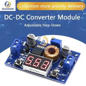 1PCS 5A 75W XL4015 DC-DC Converter Adjustable Step-Down Module 4.0-38V to 1.25V-36V DIY Adjustable Power Supply