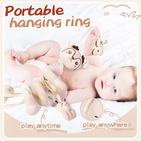 Jouet suspendu personnalisé pour bébé, animal en peluche, hochet, spirale, jouet de confort doux pour bébé, jouet à suspendre à la poussette