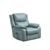 Fauteuil inclinable électrique pour personnes âgées avec massage par vibration, haut-parleur Bluetooth, siège large et inclinaison réglable