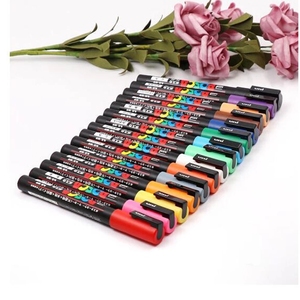 Stylo de peinture Uni <span class=keywords><strong>Posca</strong></span> PC-3M, marqueurs d'art, stylo de peinture Uni-<span class=keywords><strong>Posca</strong></span>, <span class=keywords><strong>pointe</strong></span> fine 0,9-1,3 mm - Product Image 3