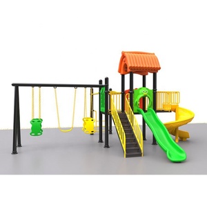 कम कीमत आउटडोर मनोरंजन स्विंग और बच्चों के लिए स्लाइड सेट - Product Image 2