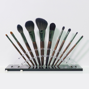 ZY206 Tragbares 10-teiliges Make-up-Pinsel-<span class=keywords><strong>Set</strong></span> aus Ziegenhaar für Konturierung, Rouge, Highlighter und Lidschatten mit PU-Tasche - Product Image 5