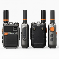 Radio bidirectionnelle portable GaodaPTT 4G PoC à portée mondiale, boîtier métallique, fonction Push-to-Talk sur réseau cellulaire, mini-interphone mobile Linux