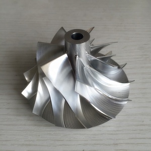 <span class=keywords><strong>S200</strong></span> 51.80/74.10mm 7 + 7 lames Turbo fraisage/aluminium 2618/roue de compresseur de billette pour 2008-2010 Powerstroke Composé Turbo - Product Image 2