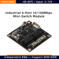 YINUO-LINK YN-S10402 UAV 38*38mm Mini Ethernet Switch Module MX1.25 Connecteur Plug and Play Network Switch Carte Mère