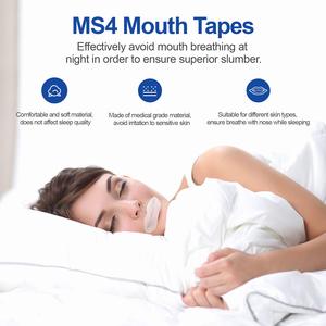 Tiras de Cinta Transparente para Solución de Ronquidos con Orificio para Respirar, Remoción sin Dolor e Hipoalergénicas, Cinta Bucal para Dormir - Product Image 5