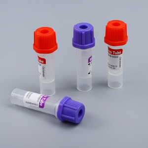 Tubo de vacío para análisis de <span class=keywords><strong>sangre</strong></span> desechable de 2ml, 3ml, 4ml, 5ml, morado, EDTA K3 K2, 16*100mm, con gel - Product Image 2
