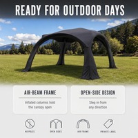 Tente de camping gonflable, abri à poutres pneumatiques pour événements de camping, OEM ODM