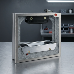 Ensemble de niveaux carrés de précision industrielle TTAKE avec précision de 0,5 mm, cadre métallique et bulle réglable pour la menuiserie et l'usinage - Product Image 2