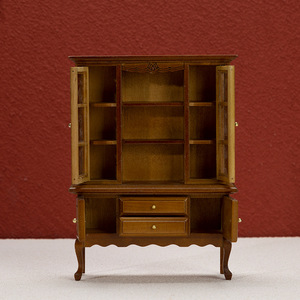 1:12 échelle bricolage bois Miniature buffet armoire OB11 modèle pour maison de poupée meubles et Restaurant scène accessoire - Product Image 4