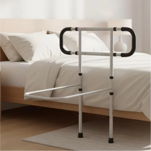 Barrière de lit pour bébé avec design ajouré, sécurité renforcée pour enfants et nourrissons - Product Image 6