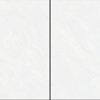Carrelage en porcelaine émaillée effet marbre blanc cassé 400x800mm brillant, facile à nettoyer, imperméable, livraison rapide, prix usine