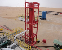 Séparateur de gaz de boue pétrolière, séparateur de gaz et de liquide pour fluide de forage, pour système de contrôle des solides et de contrôle des puits