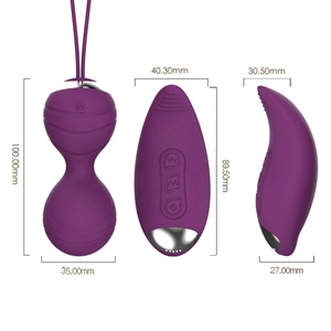 Vibrador de Bola con Control Remoto para Mujer, Recargable, de Silicona, Masajeador de Mano, Resistente al Agua IPX65 para Uso Íntimo - Product Image 3